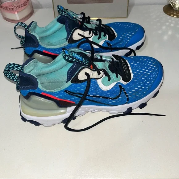 Women’s Nike React Vision blue size 6 - Picture 4 of 6